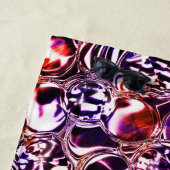 Blasen aus Farbglas oder wertvollen Steinen? Strandtuch (Beispiel)