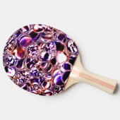 Blasen aus Farbglas oder wertvollen Steinen? Tischtennis Schläger (Seitenansicht)