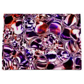 Blasen aus farbigem Glas oder wertvollen Steinen? Große Geschenktüte (Vorderseite)