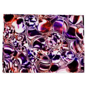 Blasen aus farbigem Glas oder wertvollen Steinen? Große Geschenktüte (Rückseite)