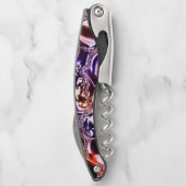 Blasen aus farbigem Glas oder wertvollen Steinen? Kellnermesser (Rückseite)