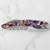 Blasen aus farbigem Glas oder wertvollen Steinen? Kellnermesser (Rückseite)