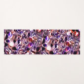 Blasen aus farbigem Glas oder wertvollen Steinen? Yogamatte (Vorderseite (Horizontal))