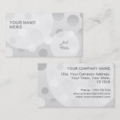 Blasen bei Visitenkartenvorlagen löschen Visitenkarte (Vorne/Hinten)