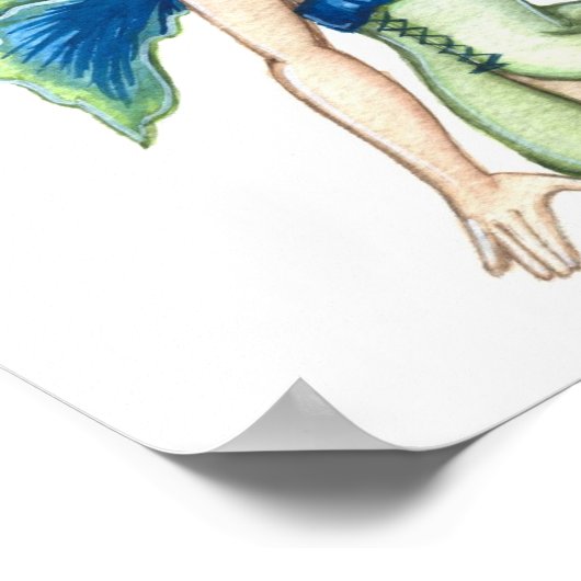 Blasen beobachten poster (Ecke)