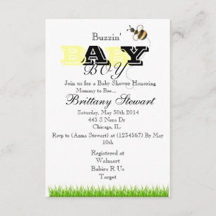 Blasen-Bienen-Einladung Einladung