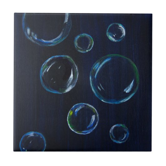 Blasen Blasen Fliese (Vorderseite)