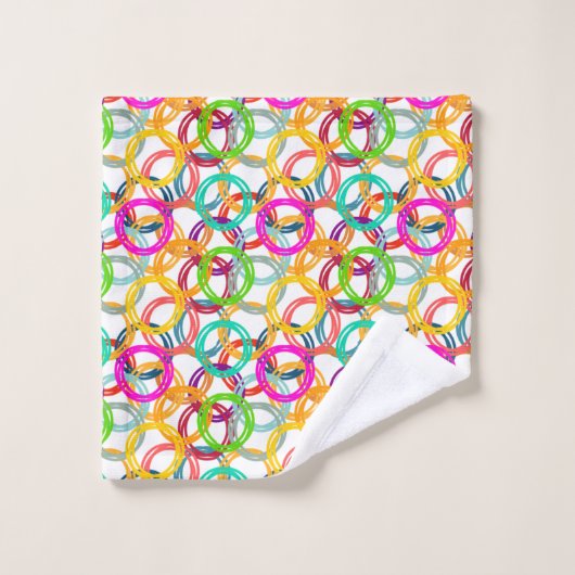 Blasen, Blasen überall Badhandtuch Set (Waschlappen)