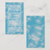 Blasen, Blasen und mehr Blasen Visitenkarte (Vorne/Hinten)