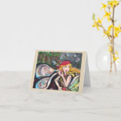 Blasen-Blende-Merkkarte Karte (Gelbe Blume)