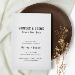 Blasen & Bräunen vor dem I's | Dusche Einladung