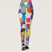 Blasen-Collage Leggings (Rückseite)