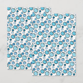 Blasen Dankeskarte (Vorne/Hinten)