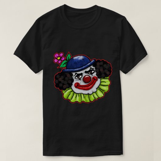 Blasen den gruseligen Clown | Halloween Fun T-Shirt (Design vorne)