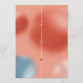 Blasen der Liebe: Märchen Hochzeit einfach Menükarte (Rückseite)