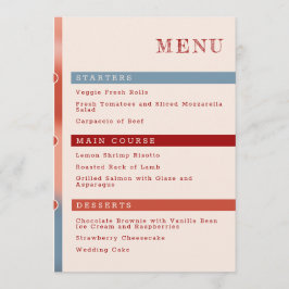 Blasen der Liebe: Märchen Hochzeit einfach Menükarte