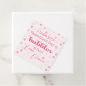 Blasen des Begrüßungstags Geschenkanhänger (Beispiel)