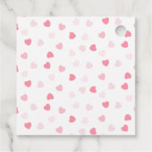 Blasen des Begrüßungstags Geschenkanhänger (Rückseite)