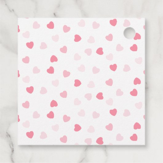 Blasen des Begrüßungstags Geschenkanhänger (Rückseite)