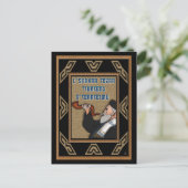 Blasen des Shofar (Holidays Postcard) Feiertagspostkarte (Stehend Vorderseite)