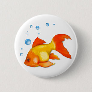 Blasen die Goldfish Button