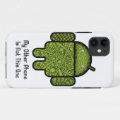 Blasen Doodle-Zeichen für den Android™-Roboter Case-Mate iPhone Hülle (Rückseite (Horizontal))