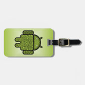 Blasen Doodle-Zeichen für den Android™-Roboter Gepäckanhänger (Vorderseite horizontal)