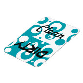 Blasen Dosenkreise Geschirrspülmagazin Magnet (Linke Seite)