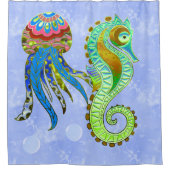 Blasen Duschvorhang (Vorderseite)