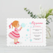 Blasen Einladung (Stehend Vorderseite)