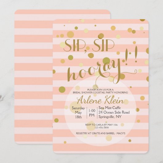 Blasen-Einladung Einladung (Vorne/Hinten)