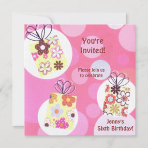 Blasen Einladung zum Geburtstag