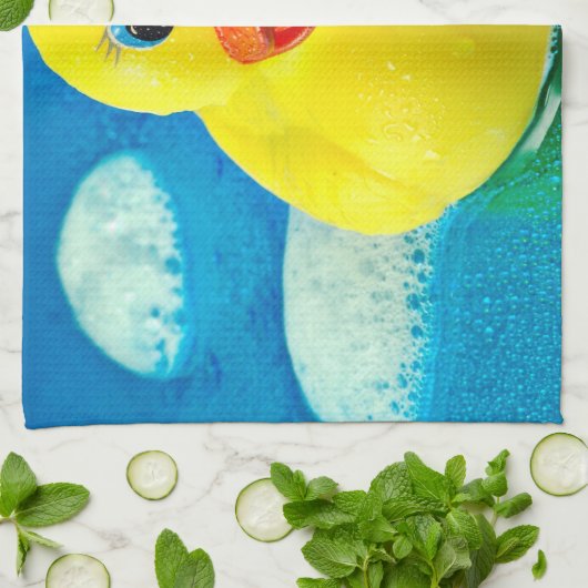 Blasen-Ente Küchentuch (Gefaltet)