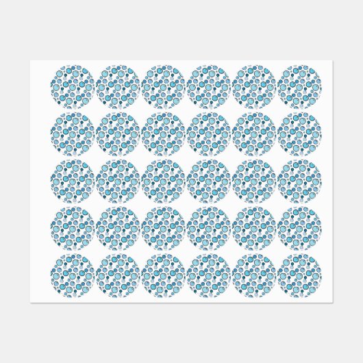 Blasen Etiketten (Blatt)