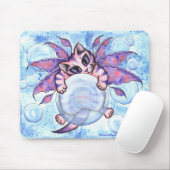 Blasen-feenhafte Kätzchen-Katzen-Fantasie-Kunst Mousepad (Mit Mouse)