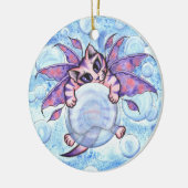 Blasen-feenhafte Keramikornament (Links)