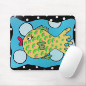Blasen-Fische Mousepad (Mit Mouse)