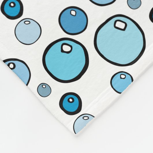 Blasen Fleecedecke (Ecke)