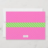 Blasen-Geburtstags-Party Einladung (Rückseite)