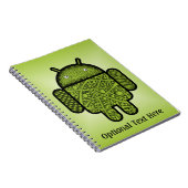 Blasen-Gekritzel-Charakter für den Android™ Notizblock (Rechte Seite)