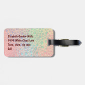 Blasen - Gepäckanhänger (Rückseite horizontal)