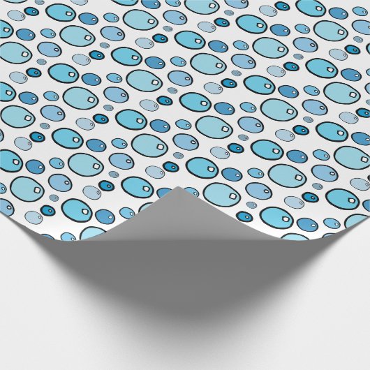 Blasen Geschenkpapier (Ecke)