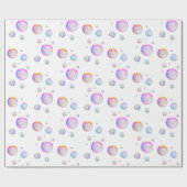 Blasen Geschenkpapier (Flach)