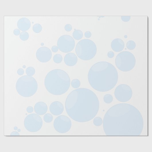 Blasen Geschenkpapier (Flach)