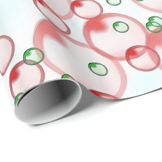 Blasen Geschenkpapier (Rolleneckpunkt)