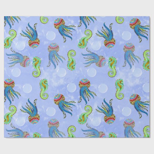 Blasen Geschenkpapier (Flach)