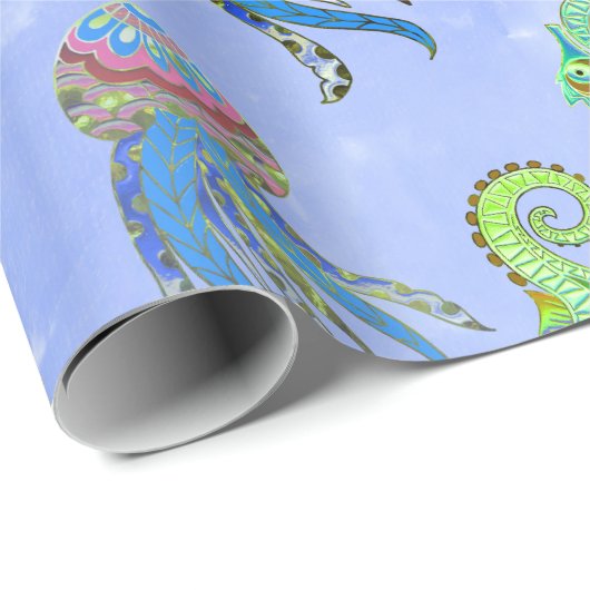 Blasen Geschenkpapier (Rolleneckpunkt)