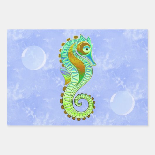 Blasen Geschenkpapier Set (Vorderseite 3)