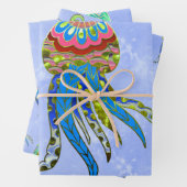 Blasen Geschenkpapier Set (Beispiel)