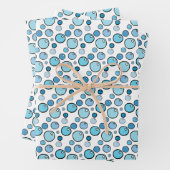 Blasen Geschenkpapier Set (Beispiel)
